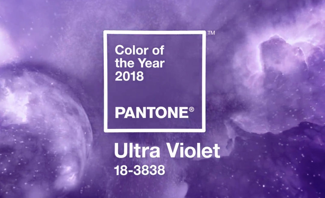 Ultra Violet, la apuesta de paleta de colores Pantone 2018
